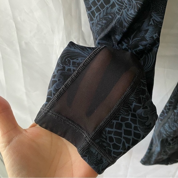 Lululemon Train Times 7/8 Pant Tight Nouveau Mach Blue Black size 4 W5AOQS - Picture 7 of 9